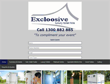 Tablet Screenshot of excloosive.com.au